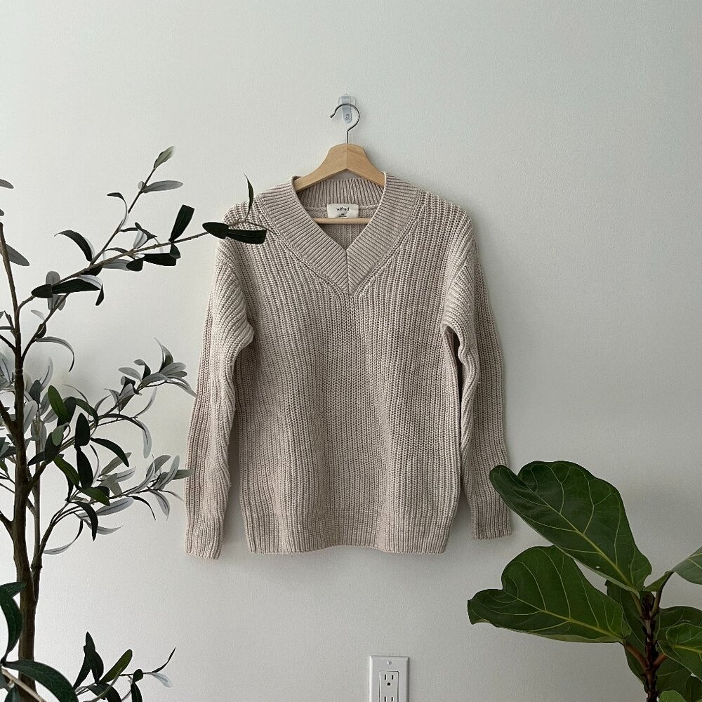 Aritzia Heather Birch Belize Sweater